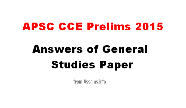 APSC 2015 GS Paper