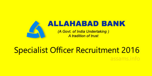 Allahabad Bank Specialist Officer Job