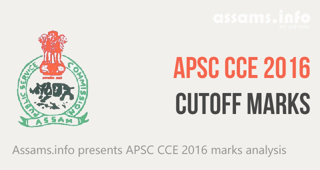 APSC CCE 2016 Cutoff